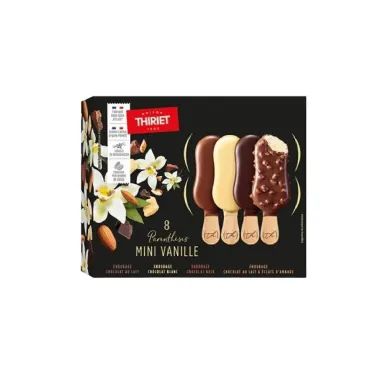 Thiriet mini bâtonnets de glace parenthèses vanille 8x45ml