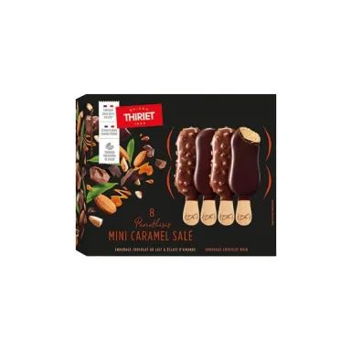 Thiriet mini bâtonnets de glace parenthèses caramel salé 8x45ml