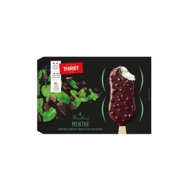 Thiriet bâtonnets de glace parenthèses menthe 4x100ml