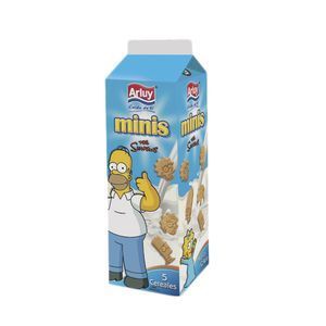 Biscuits en forme de céréales Simpsons Arluy 275 g.