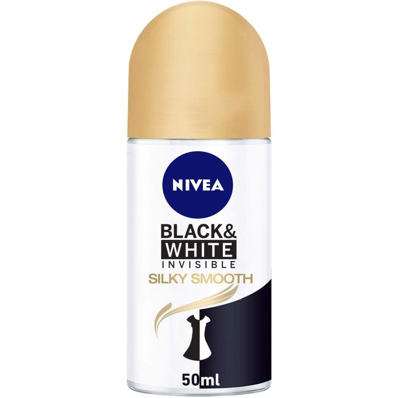 Déodorant bille Femme Black & White Silky Smooth 50ml - NIVEA