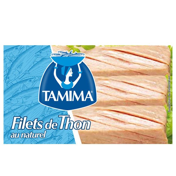 Filet de thon au naturel 125g - TAMIMA