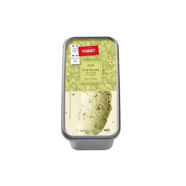 Thiriet bac de crème glacée pistache avec éclats de pistache 900ml