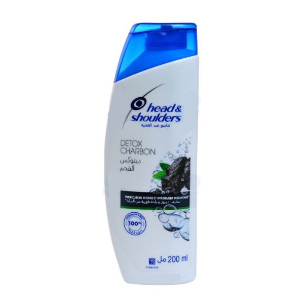 Shampoing detox charbon 200ml - HEAD & SHOULDERS