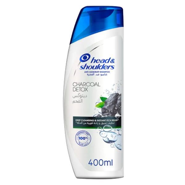 Shampoing Detox Charbon 400ml - HEAD & SHOULDERS