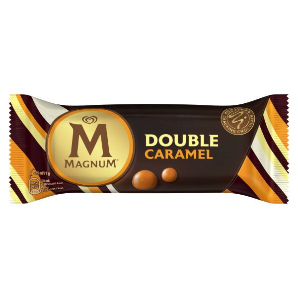 Magnum bâtonnet  de glace double caramel 95ml
