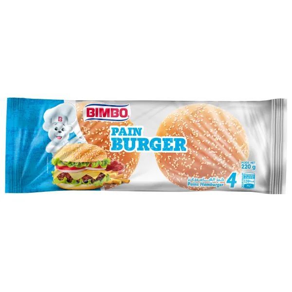 Pain burger x4 220g - BIMBO