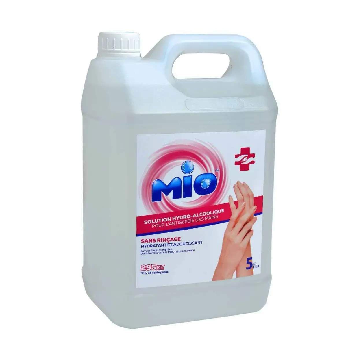 Solution hydro-alcoolique désinfectant pour mains 5L - MIO