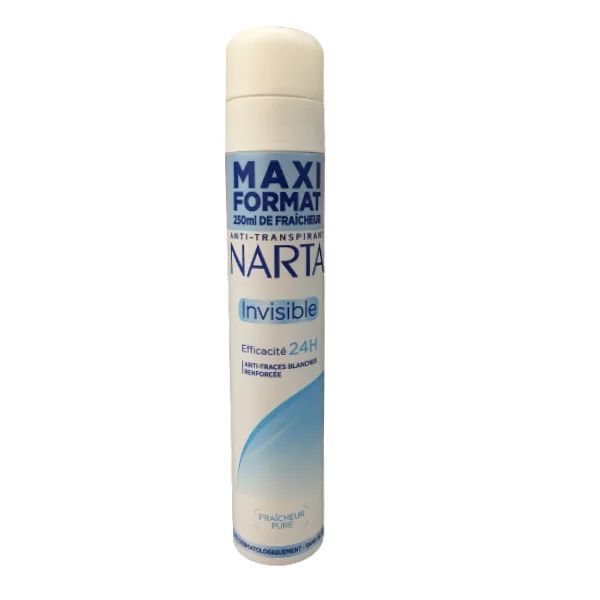 Déodorant anti-traces 24h Invisible 200ml - NARTA