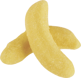 Gommes à mâcher saveur banane Moelo 100g - MICHOC