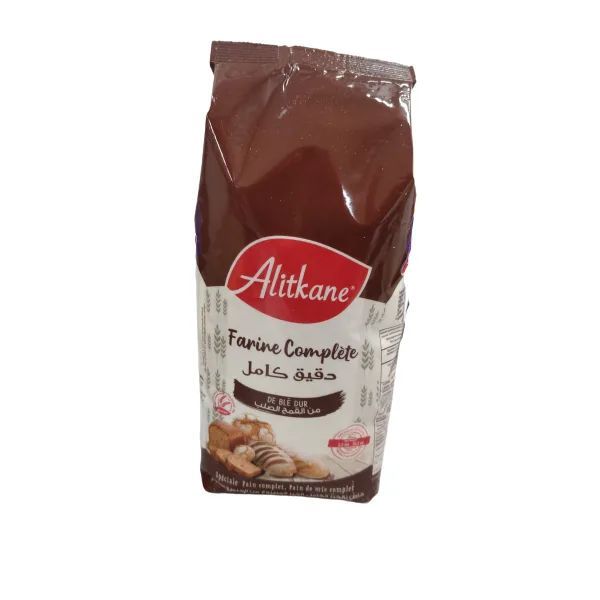 Farine complète de blé dur 1Kg - AL ITKANE