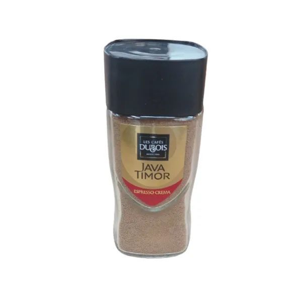 Café soluble Crema Java Timor 40g - LES CAFÉS DUBOIS