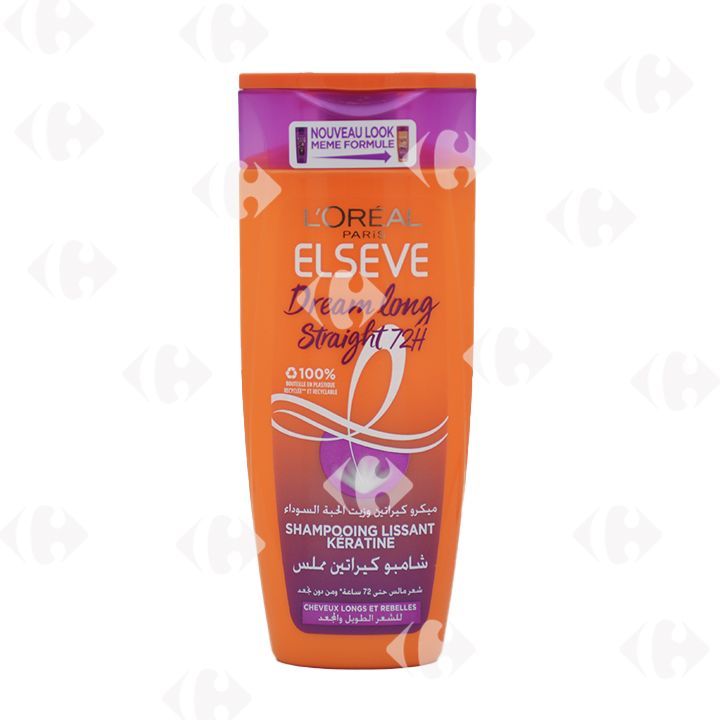 Shampoing lissant kératine dream long straight 72H 200ml - ELSEVE