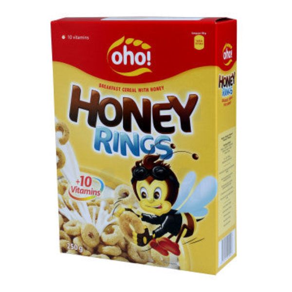 Céréales au miel Honey Rings 250g - OHO