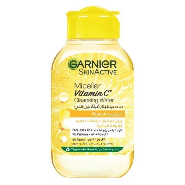 Eau micellaire nettoyante avec de la vitamine C Skin Active 100ml - GARNIER