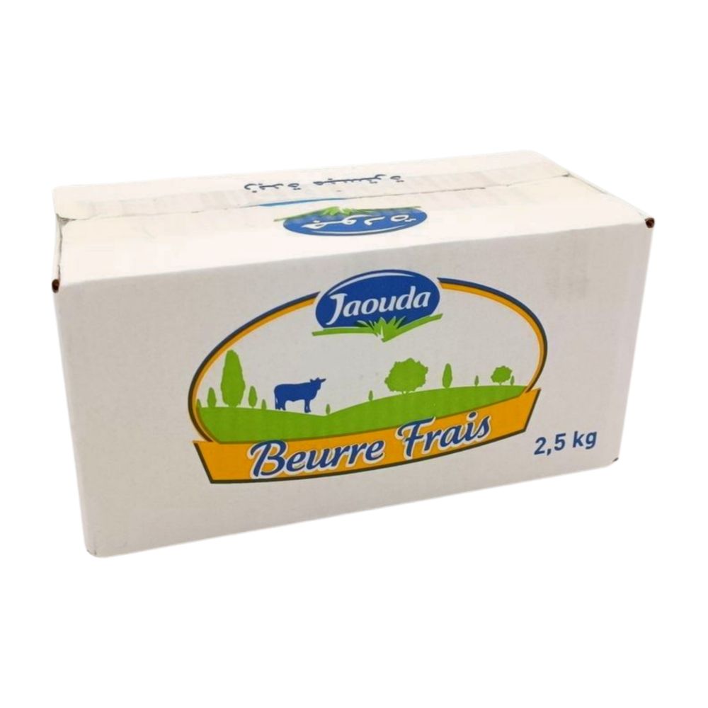 Beurre doux 82% MG 2,5Kg - JAOUDA