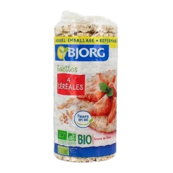 Galettes bio 4 céréales 130g - BJORG