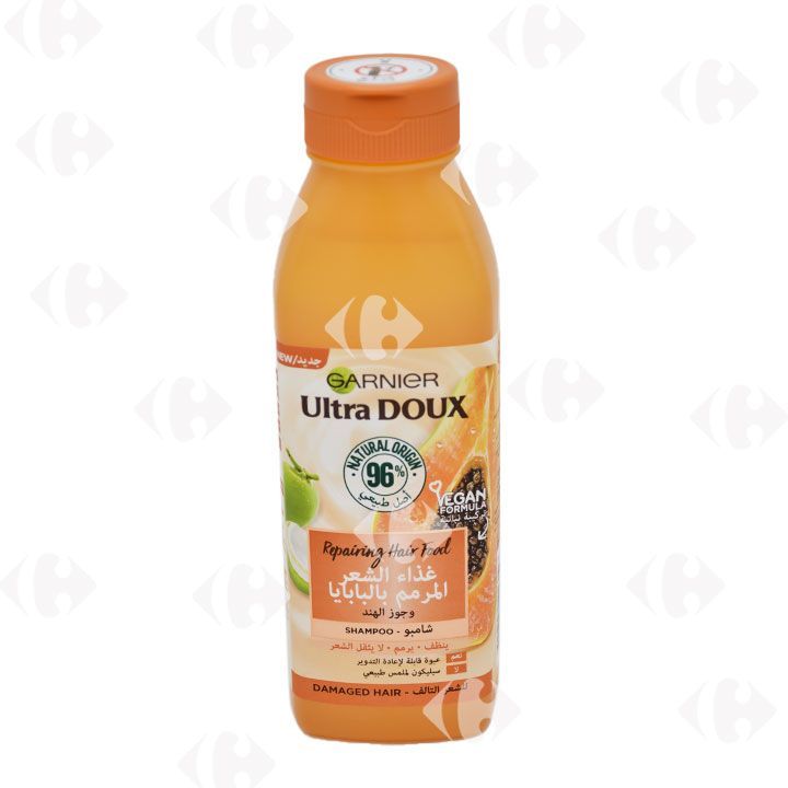 Shampoing à la papaye Hair Food 350ml - ULTRA DOUX