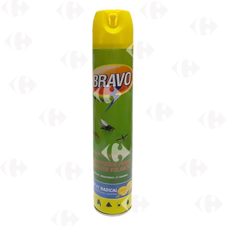 Insecticide pour insectes volants parfum citron 400ml - BRAVO