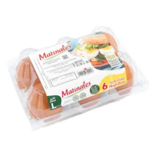 Œufs frais x6 - MATINALES
