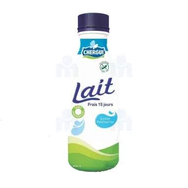 Lait frais entier conservation prolongée 450ml - CHERGUI
