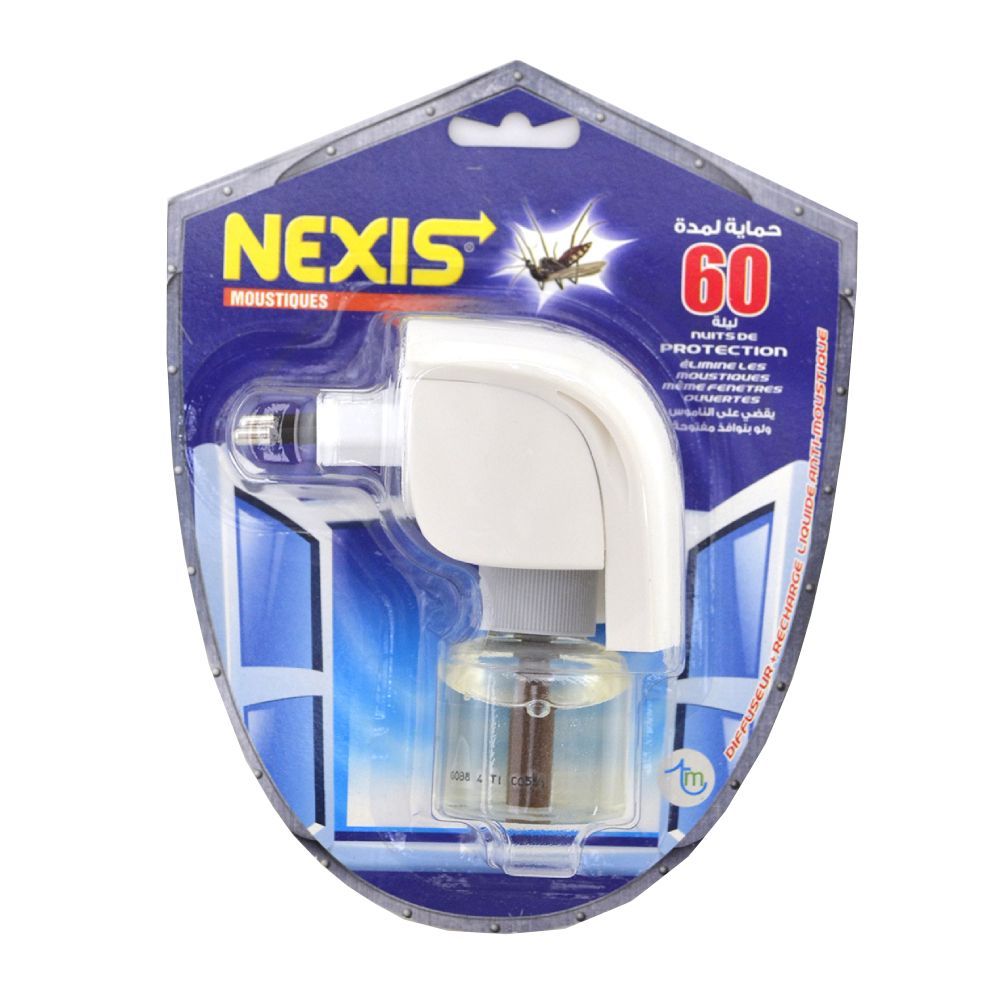 Diffuseur électrique anti-moustiques avec recharge liquide 60 nuits - NEXIS