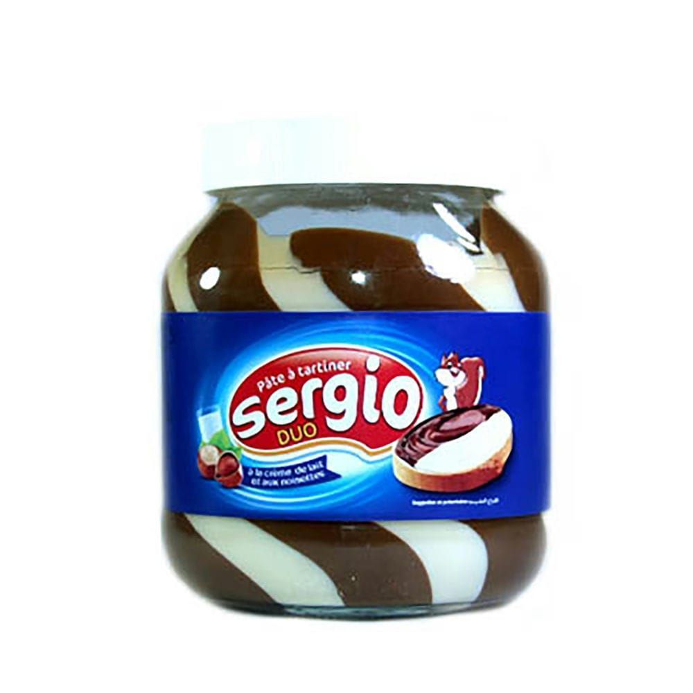 Pâte à tartiner aux noisettes Duo 700g - SERGIO