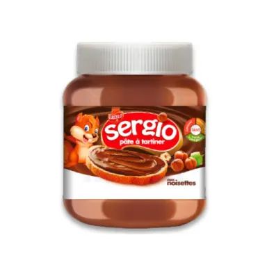 Pâte à tartiner aux noisettes 350g - SERGIO