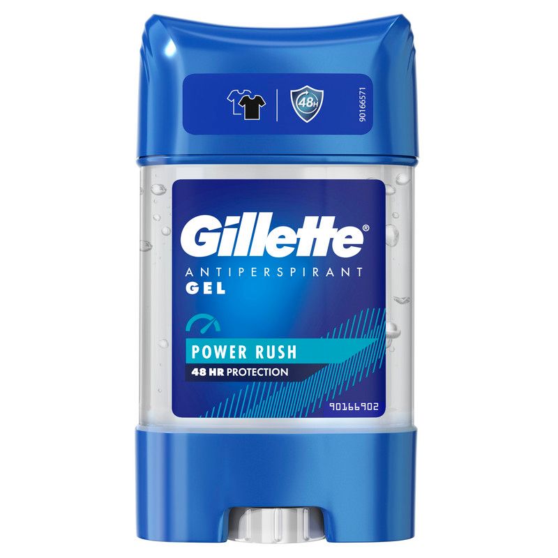 Gel déodorant antisudorifique Power Rush 75ml - GILLETTE