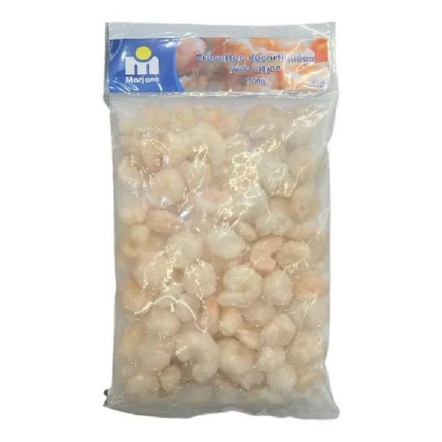 Crevettes décortiquées 50/70 700g - MARJANE