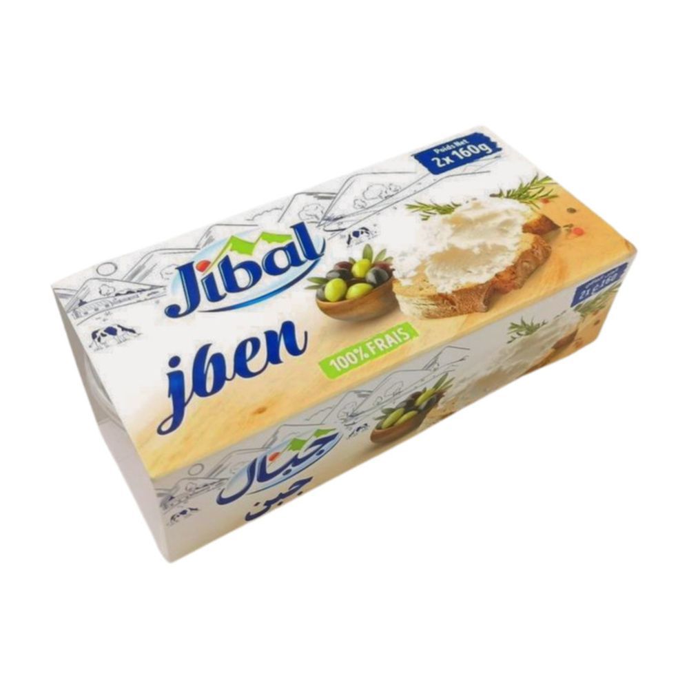 Fromages frais Jben 2x160g - JIBAL