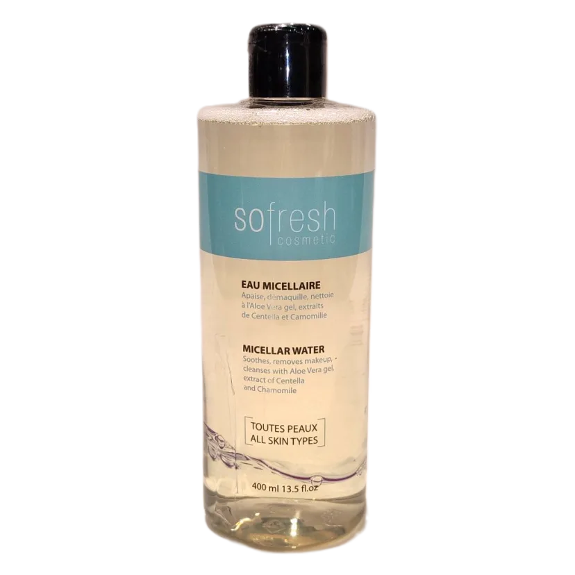 Eau micellaire tout type de peau 400mL - SOFRESH