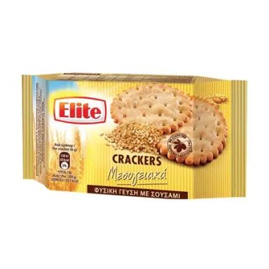 Crackers saveur naturelle méditerranéenne au sésame 105g - ELITE