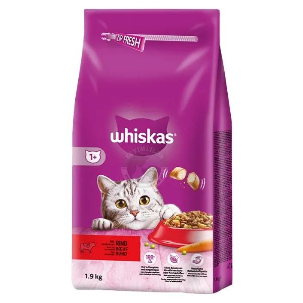 Croquettes fourrées au bœuf 1,9Kg - WHISKAS