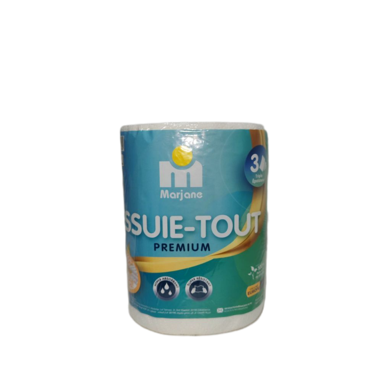 Essuie tout premium 3 plis x6 unités - MARJANE