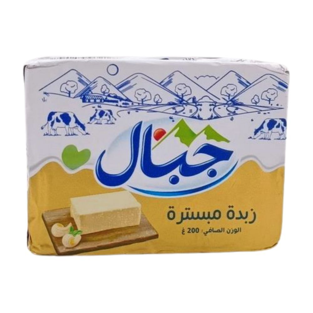Beurre pasteurisé 82% mg doux 200g - JIBAL