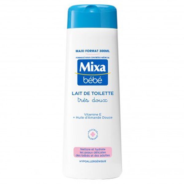 Lait de toilette très doux 300ml - MIXA BÉBÉ