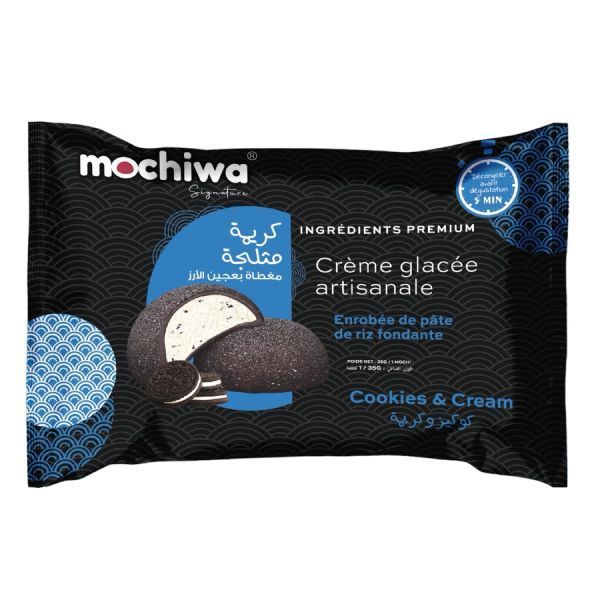 Mochiwa Signature - Mochi Glacé Cookies & Cream 35g