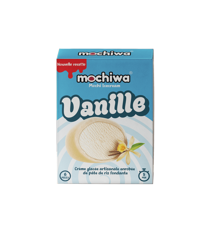 Mochiwa Crème Glacée Vanille Italiènne 6 Pièces 210g