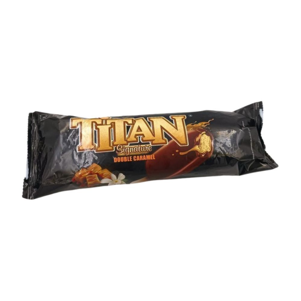 Titan signature bâtonnet de glace double caramel 70g