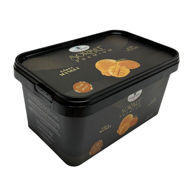 Pingouin bac de crème glacée mangue premium 1L
