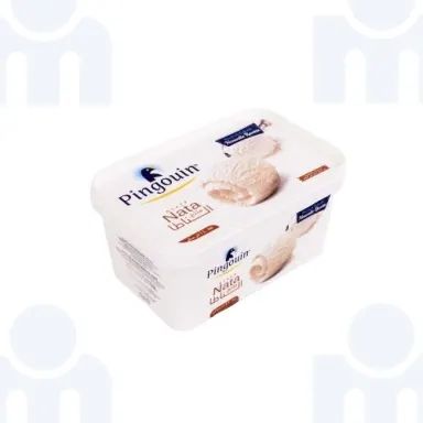 Pingouin bac de crème glacée nata 1L
