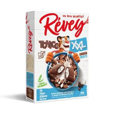 Céréales TCHICO XXL choco white 400g - REVEY