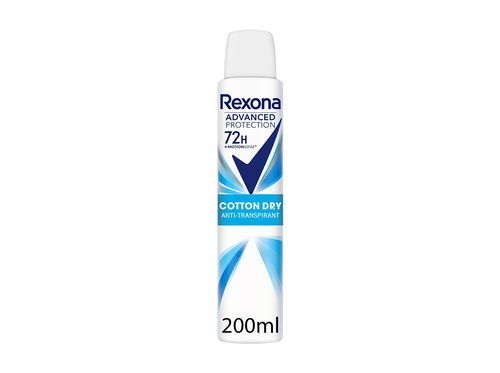 Déodorant femme Cotton dry 48h 200ml - REXONA
