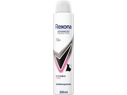 Déodorant femme invisible pure 48h 200ml - REXONA