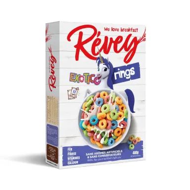 Céréales TCHICO XXL exotico rings 400g - REVEY