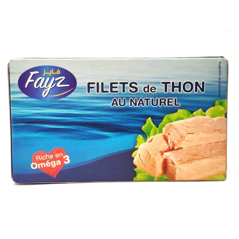 Thon filet nature 125g - FAYZ