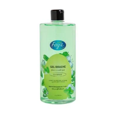 Gel nettoyant pour le corps à l'extrait de menthol et glycérine 1L - FAYZ