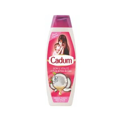 Shampoing soin&vitalité à l'huile de noix de coco 380ml - CADUM