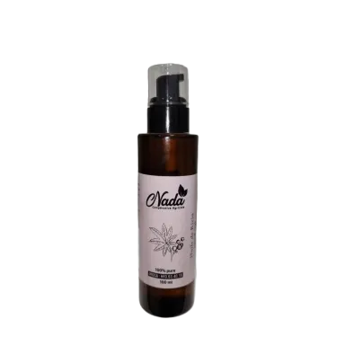 Huile pour cheveux en flacon en verre 100ml
